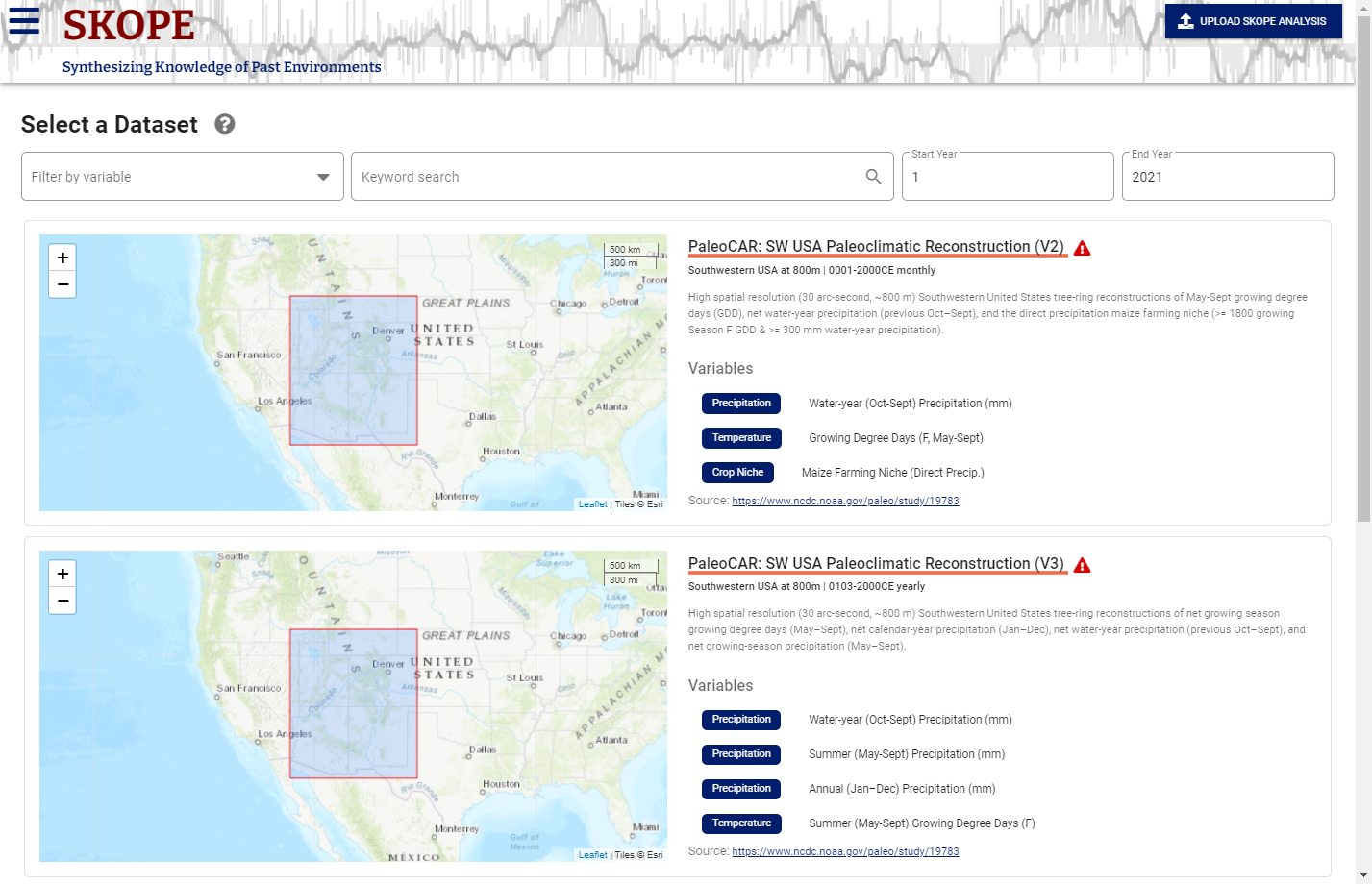 Select Dataset